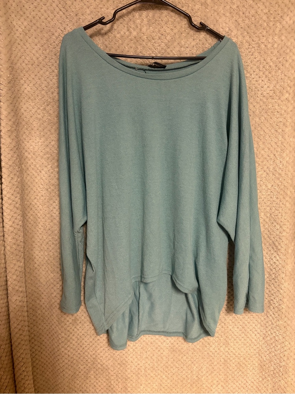 Zanzea Light Blue Boatneck Lightweight Pullover